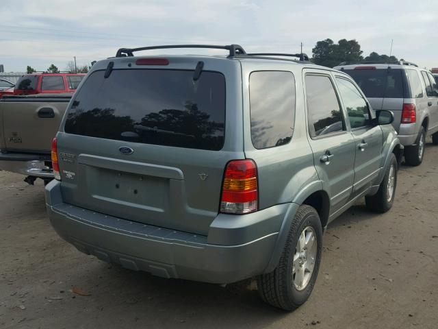 1FMYU94126KA22444 - 2006 FORD ESCAPE LIM BLUE photo 4