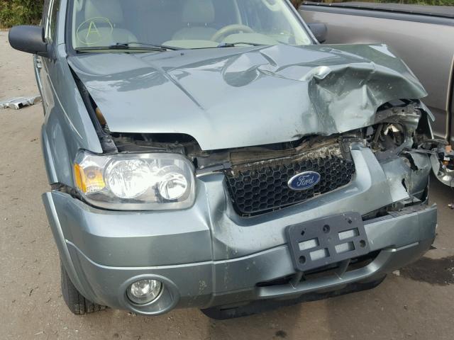 1FMYU94126KA22444 - 2006 FORD ESCAPE LIM BLUE photo 9