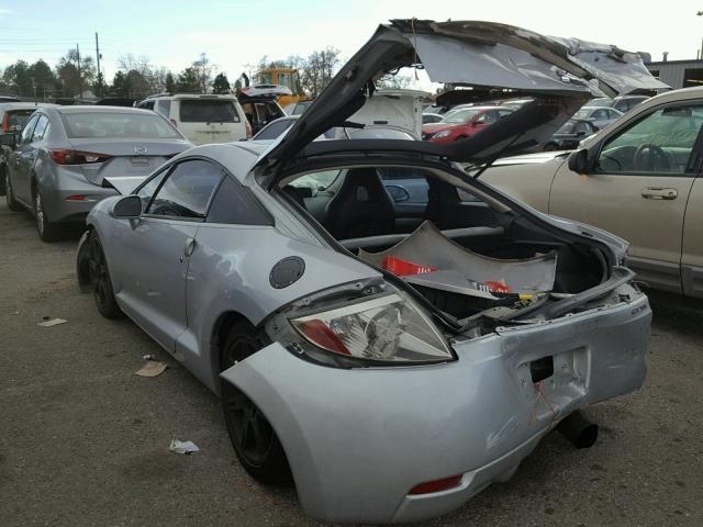 4A3AK34T66E003708 - 2006 MITSUBISHI ECLIPSE GT SILVER photo 3