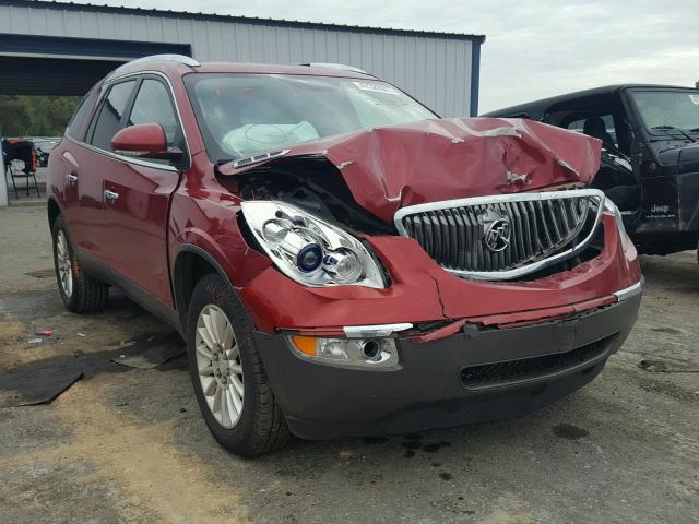 5GAKRCED9CJ273823 - 2012 BUICK ENCLAVE BURGUNDY photo 1