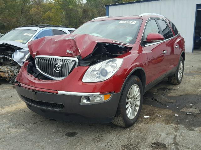5GAKRCED9CJ273823 - 2012 BUICK ENCLAVE BURGUNDY photo 2
