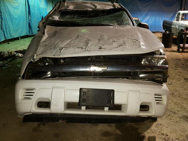 1GNDT13S332114019 - 2003 CHEVROLET TRAILBLAZE WHITE photo 9