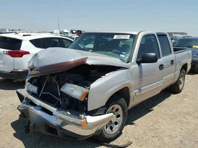 2GCEC13V471113412 - 2007 CHEVROLET SILVERADO GRAY photo 2