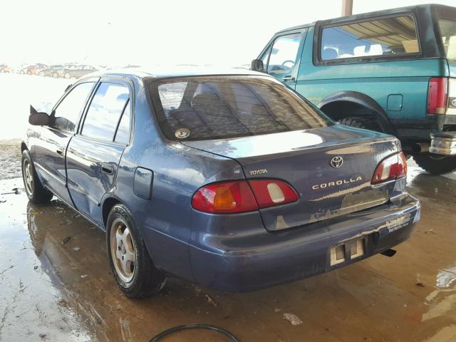 1NXBR12E9XZ230096 - 1999 TOYOTA COROLLA VE BLUE photo 3