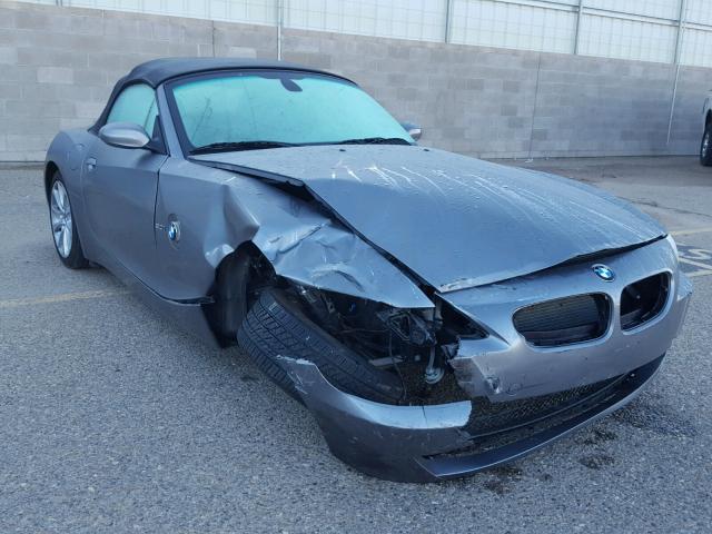 4USBU33538LW75240 - 2008 BMW Z4 3.0 GRAY photo 1