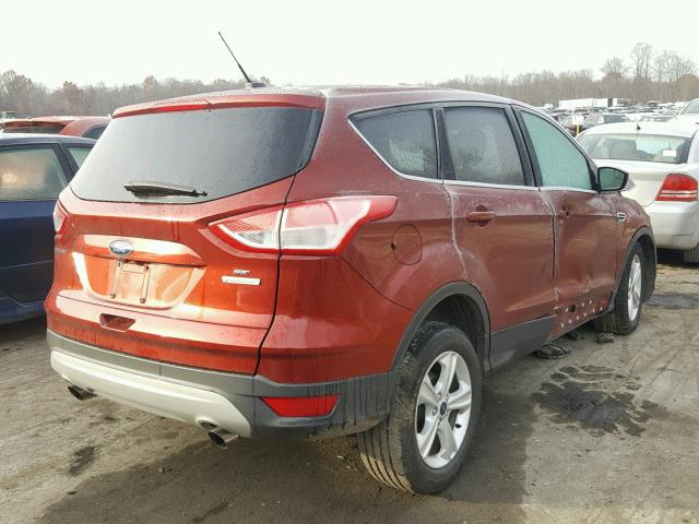 1FMCU0GXXFUA50244 - 2015 FORD ESCAPE SE BURGUNDY photo 4