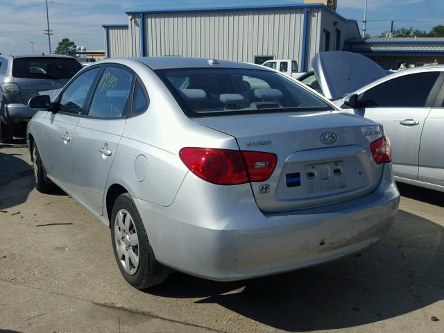 KMHDU46D29U638159 - 2009 HYUNDAI ELANTRA GL SILVER photo 3