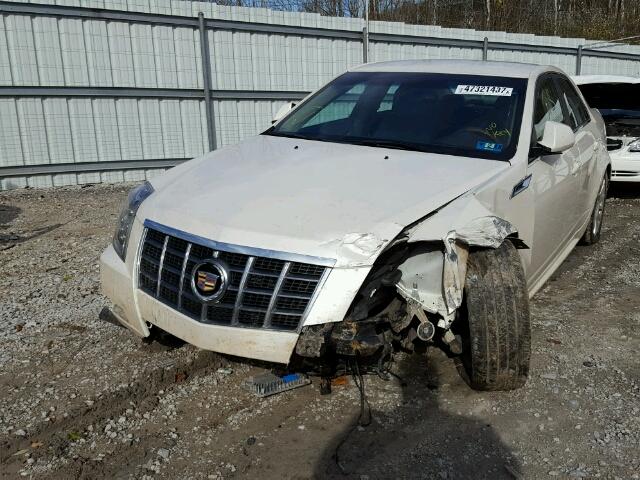 1G6DG5E55C0111178 - 2012 CADILLAC CTS LUXURY WHITE photo 2