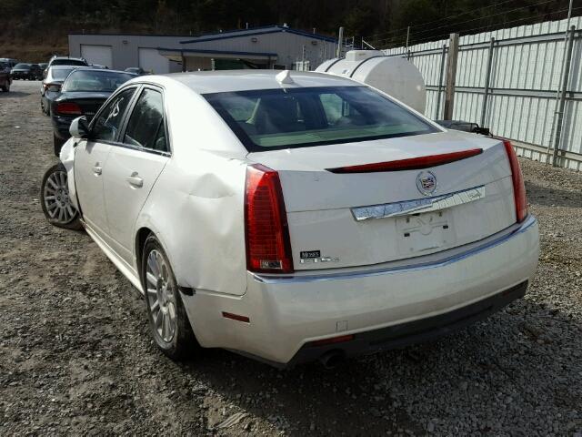 1G6DG5E55C0111178 - 2012 CADILLAC CTS LUXURY WHITE photo 3