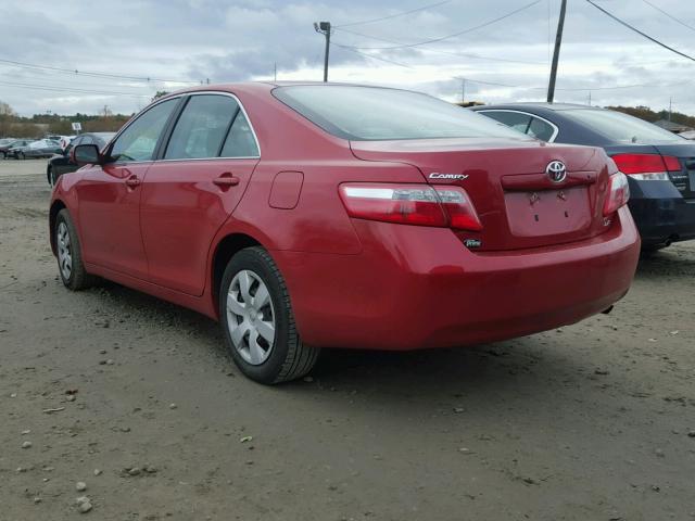 4T4BE46K29R105513 - 2009 TOYOTA CAMRY BASE RED photo 3