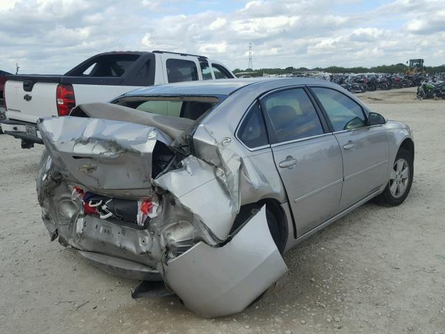 2G1WT55N779274503 - 2007 CHEVROLET IMPALA LT SILVER photo 4