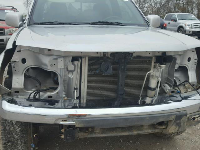 1GTH6NFE5C8138110 - 2012 GMC CANYON SLT SILVER photo 9