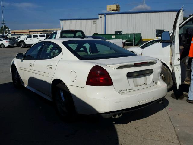 2G2WR524141119624 - 2004 PONTIAC GRAND PRIX WHITE photo 3