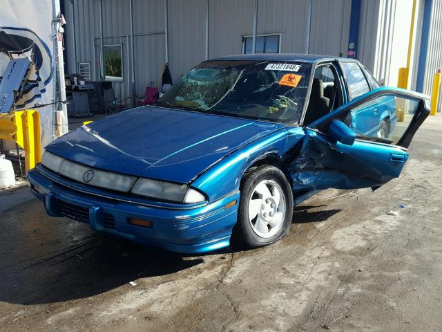 1G2WJ52M1TF255945 - 1996 PONTIAC GRAND PRIX TEAL photo 2