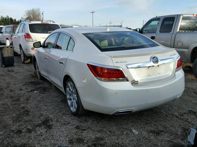 1G4GJ5G33CF301447 - 2012 BUICK LACROSSE T WHITE photo 3