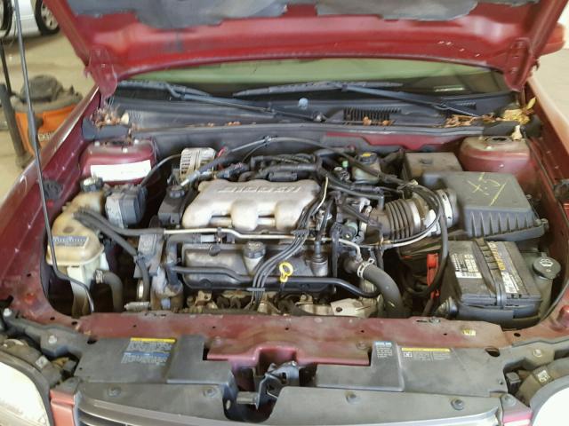 1G1NE52J43M699326 - 2003 CHEVROLET MALIBU LS 栗色 照片 7