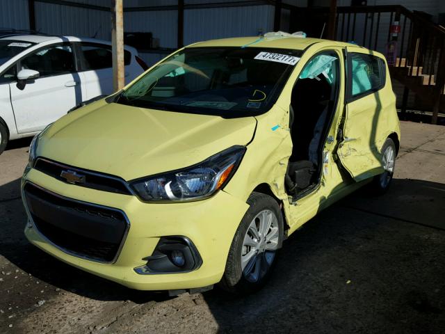 KL8CC6SA6HC733895 - 2017 CHEVROLET SPARK 1LT YELLOW photo 2