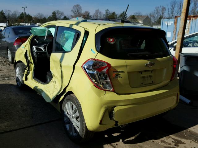 KL8CC6SA6HC733895 - 2017 CHEVROLET SPARK 1LT YELLOW photo 3