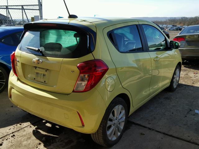 KL8CC6SA6HC733895 - 2017 CHEVROLET SPARK 1LT YELLOW photo 4