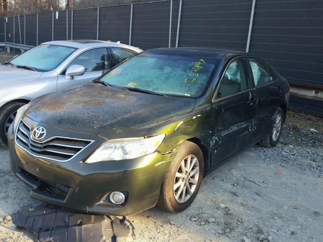 4T1BF3EK1BU720529 - 2011 TOYOTA CAMRY BASE GREEN photo 2