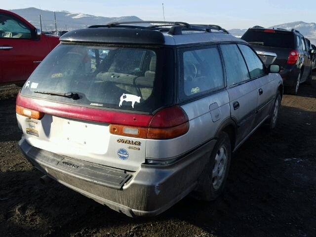 4S3BG6851X7647421 - 1999 SUBARU LEGACY OUT SILVER photo 4