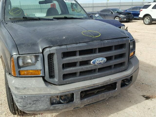 1FTNF20565EB86990 - 2005 FORD F250 SUPER BLACK photo 9