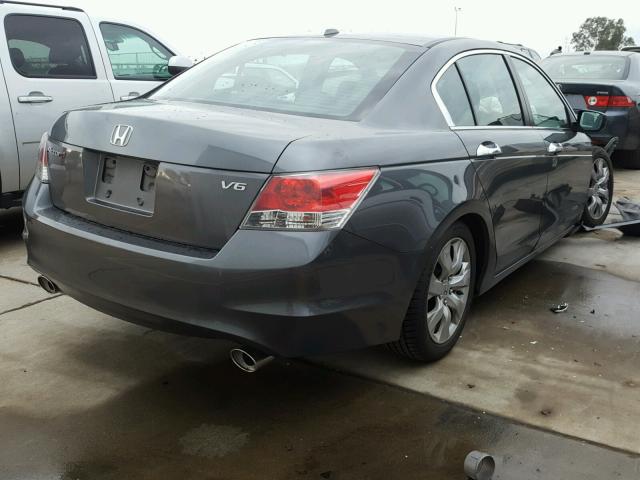 1HGCP368X9A022488 - 2009 HONDA ACCORD EXL GRAY photo 4