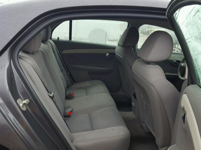 1G1ZC5EU5BF181824 - 2011 CHEVROLET MALIBU 1LT CHARCOAL photo 6