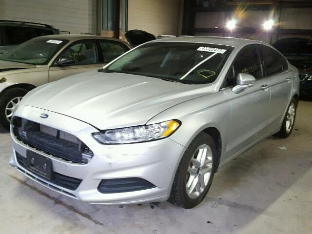 3FA6P0HR1DR218484 - 2013 FORD FUSION SE SILVER photo 2