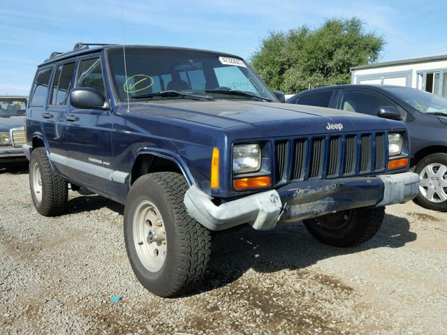 1J4FT48S3YL265787 - 2000 JEEP CHEROKEE S BLUE photo 1