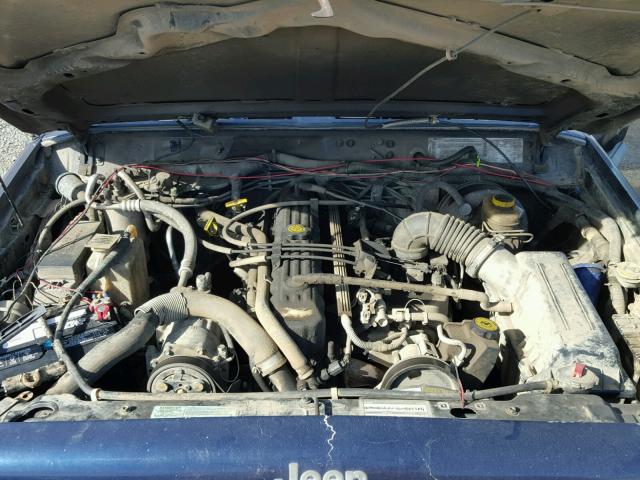 1J4FT48S3YL265787 - 2000 JEEP CHEROKEE S BLUE photo 7