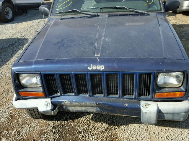 1J4FT48S3YL265787 - 2000 JEEP CHEROKEE S BLUE photo 9