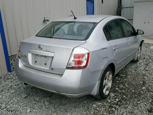 3N1AB61E78L659934 - 2008 NISSAN SENTRA 2.0 SILVER photo 4