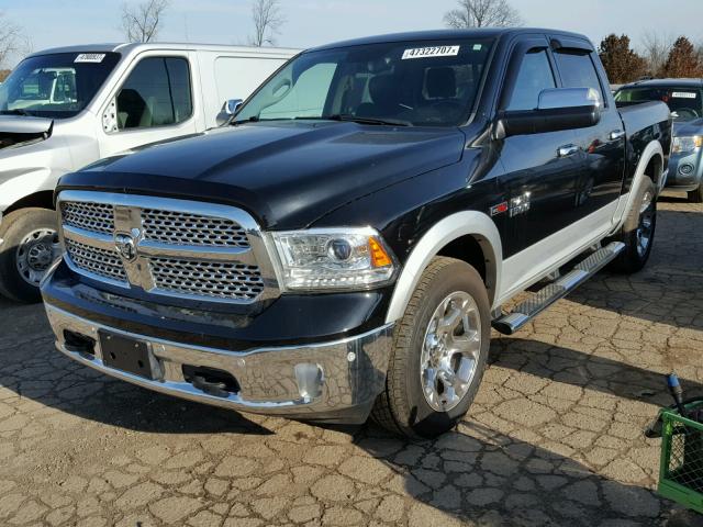 1C6RR7NMXES476468 - 2014 RAM 1500 LARAM BLACK photo 2