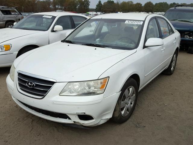 5NPET46C29H559605 - 2009 HYUNDAI SONATA GLS WHITE photo 2