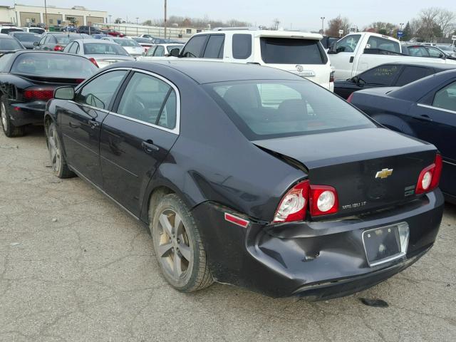 1G1ZC5EU7BF192372 - 2011 CHEVROLET MALIBU 1LT BLACK photo 3