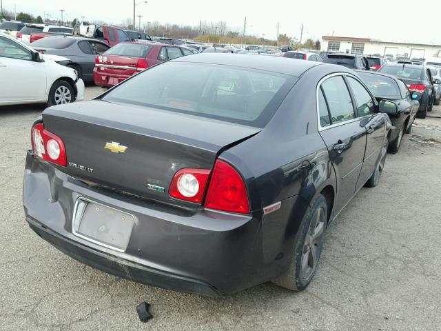 1G1ZC5EU7BF192372 - 2011 CHEVROLET MALIBU 1LT BLACK photo 4