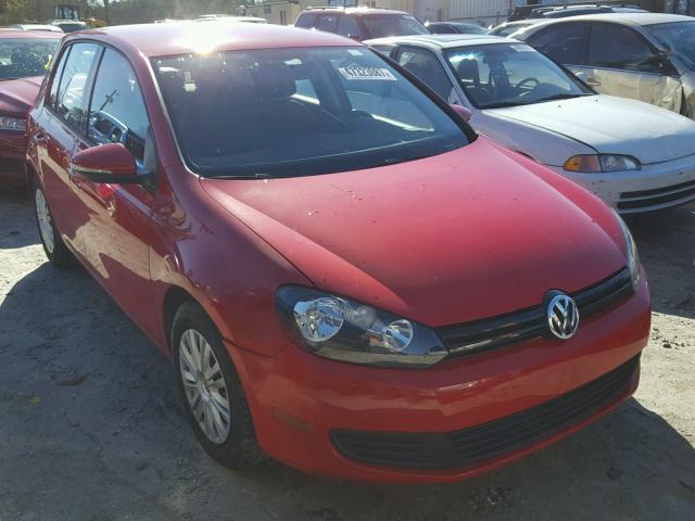 WVWDB7AJ1CW354574 - 2012 VOLKSWAGEN GOLF RED photo 1