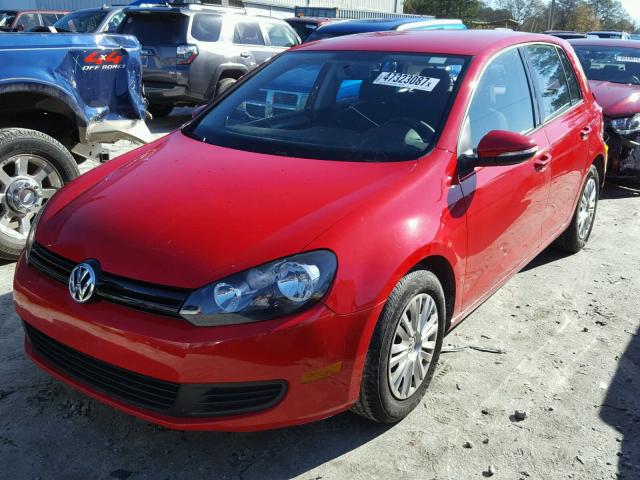 WVWDB7AJ1CW354574 - 2012 VOLKSWAGEN GOLF 红色 照片 2