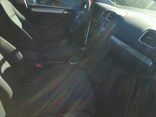 WVWDB7AJ1CW354574 - 2012 VOLKSWAGEN GOLF 红色 照片 5