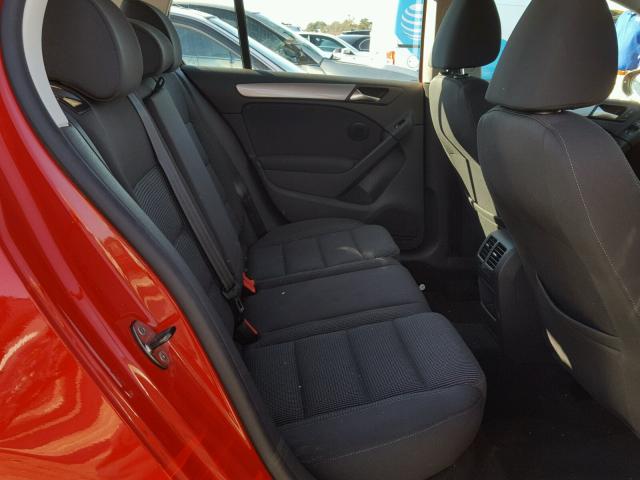WVWDB7AJ1CW354574 - 2012 VOLKSWAGEN GOLF 红色 照片 6