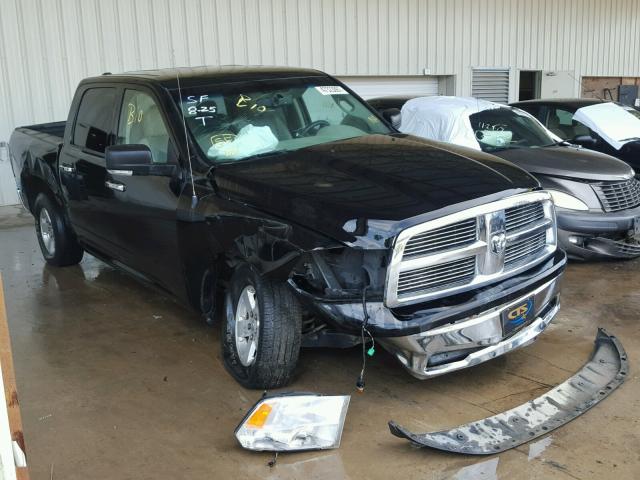 1D3HB13TX9S736087 - 2009 DODGE RAM 1500 BLACK photo 1