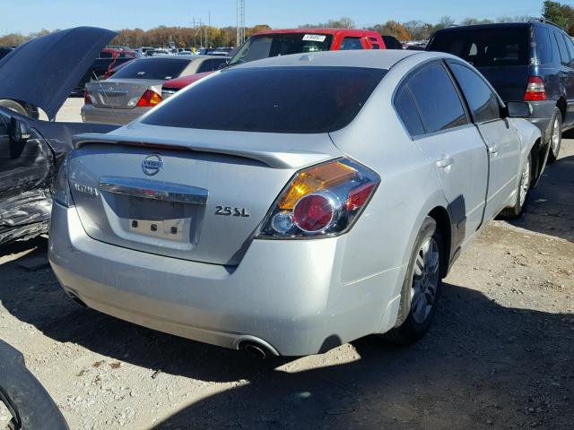 1N4AL2APXAN454124 - 2010 NISSAN ALTIMA BAS SILVER photo 4