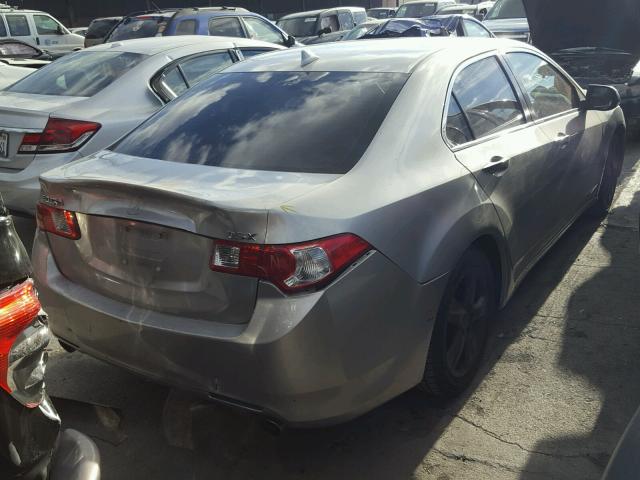 JH4CU26669C020756 - 2009 ACURA TSX SILVER photo 4