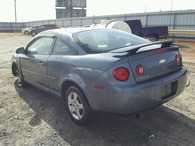 1G1AK15F967654067 - 2006 CHEVROLET COBALT LS BLUE photo 3