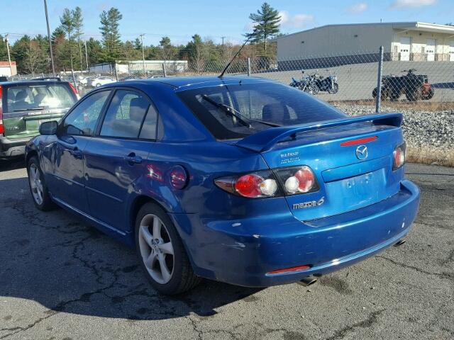 1YVHP84C775M62872 - 2007 MAZDA 6 I BLUE photo 3