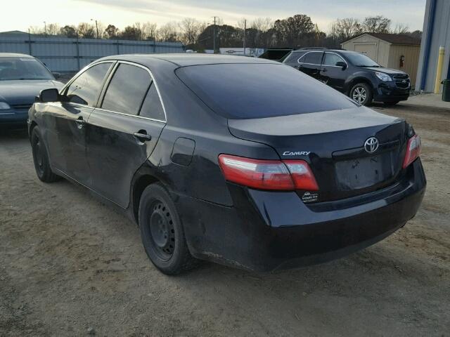 4T1BE46KX8U215492 - 2008 TOYOTA CAMRY CE BLACK photo 3