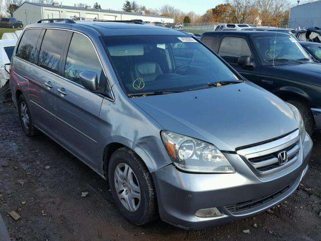 5FNRL38657B031295 - 2007 HONDA ODYSSEY EX BLUE photo 1