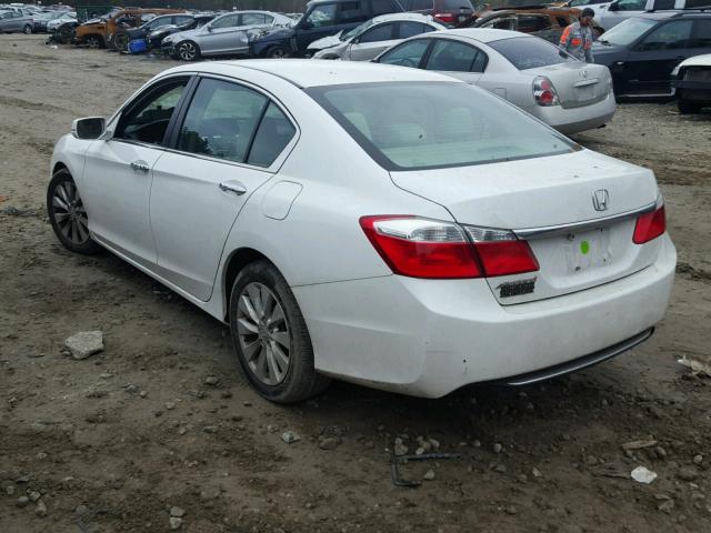 1HGCR2F73FA273098 - 2015 HONDA ACCORD EX WHITE photo 3