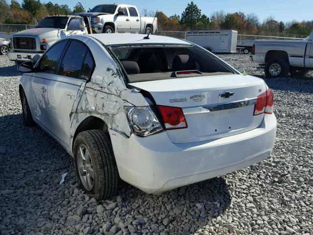 1G1PE5SC7C7322370 - 2012 CHEVROLET CRUZE LT WHITE photo 3